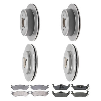ACDelco® - Silver™ Front and Rear Brake Kit with Semi-Metallic Pads