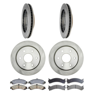 ACDelco® - Silver™ Front and Rear Brake Kit with Ceramic Pads