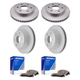 ACDelco® - Silver™ Front and Rear Brake Kit with Ceramic Pads