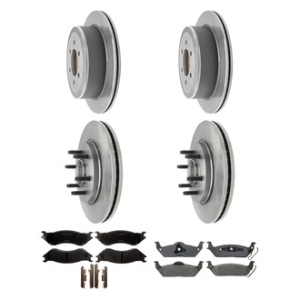 ACDelco® - Silver™ Front and Rear Brake Kit with Semi-Metallic Pads
