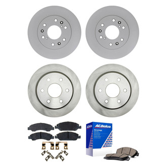ACDelco® - Silver™ Front and Rear Brake Kit with Ceramic Pads