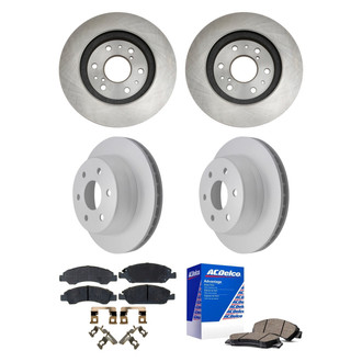 ACDelco® - Silver™ Front and Rear Brake Kit with Ceramic Pads