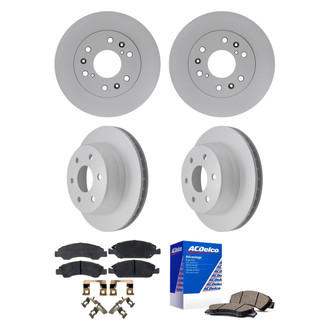 ACDelco® - Silver™ Front and Rear Brake Kit with Ceramic Pads