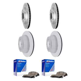 ACDelco® - Silver™ Front and Rear Brake Kit with Ceramic Pads