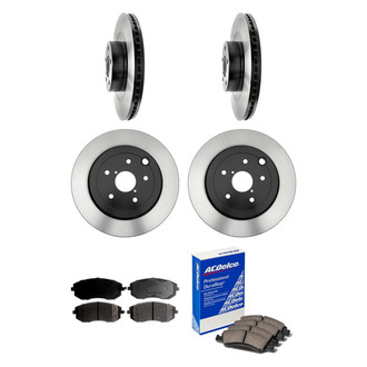 ACDelco® - Gold™ Front and Rear Brake Kit with Ceramic Pads