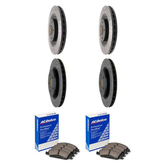 ACDelco® - Gold™ Front and Rear Brake Kit with Ceramic Pads