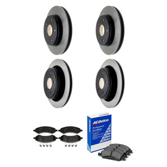 ACDelco® - Gold™ Front and Rear Brake Kit with Semi-Metallic Pads