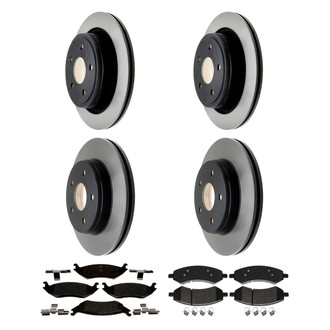 ACDelco® - Gold™ Front and Rear Brake Kit with Semi-Metallic Pads