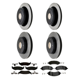 ACDelco® - Gold™ Front and Rear Brake Kit with Semi-Metallic Pads
