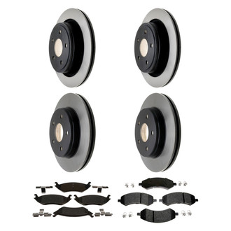 ACDelco® - Gold™ Front and Rear Brake Kit with Semi-Metallic Pads