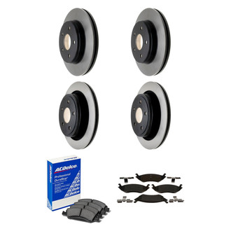 ACDelco® - Gold™ Front and Rear Brake Kit with Semi-Metallic Pads