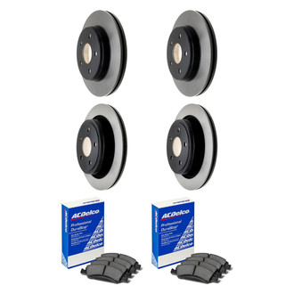 ACDelco® - Gold™ Front and Rear Brake Kit with Semi-Metallic Pads