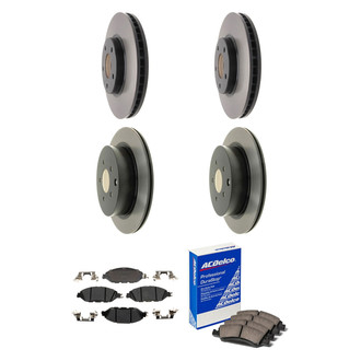 ACDelco® - Gold™ Front and Rear Brake Kit with Ceramic Pads