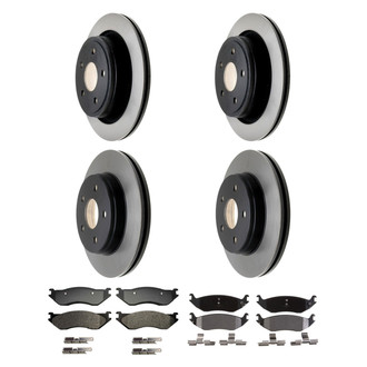 ACDelco® - Gold™ Front and Rear Brake Kit with Semi-Metallic Pads