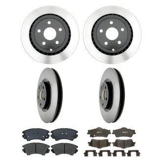 ACDelco® - Gold™ Front and Rear Brake Kit with Semi-Metallic Pads