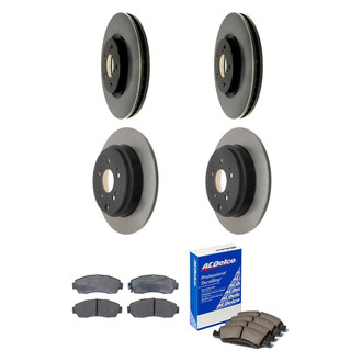 ACDelco® - Gold™ Front and Rear Brake Kit with Ceramic Pads