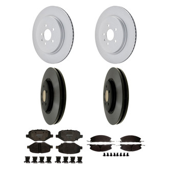 ACDelco® - Gold™ Front and Rear Brake Kit with Semi-Metallic Pads
