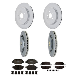 ACDelco® - Gold™ Front and Rear Brake Kit with Semi-Metallic Pads