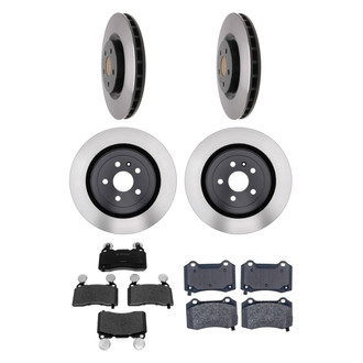 ACDelco® - Gold™ Brake Kit with Semi-Metallic Pads