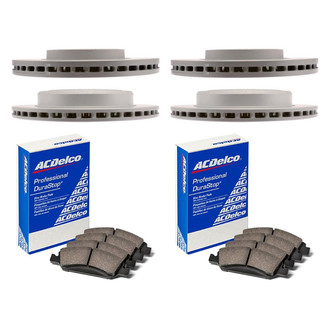 ACDelco® - Gold™ 1-Piece Plain Brake Kit with Ceramic Brake Pads