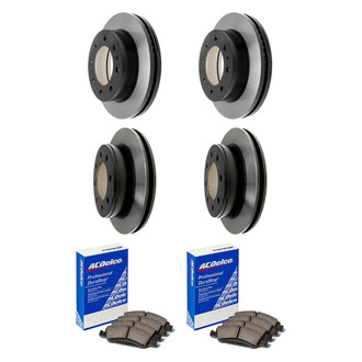 ACDelco® - Gold™ Front and Rear Brake Kit with Ceramic Pads