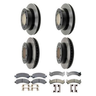 ACDelco® - Gold™ Front and Rear Brake Kit with Semi-Metallic Pads