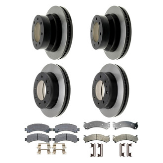 ACDelco® - Gold™ Front and Rear Brake Kit with Semi-Metallic Pads