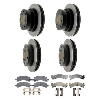 ACDelco® - Gold™ Front and Rear Brake Kit with Semi-Metallic Pads