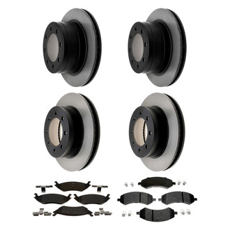 ACDelco® - Gold™ Front and Rear Brake Kit with Semi-Metallic Pads