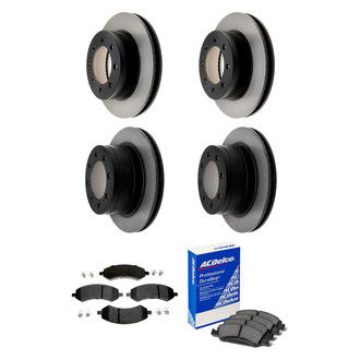 ACDelco® - Gold™ Front and Rear Brake Kit with Semi-Metallic Pads