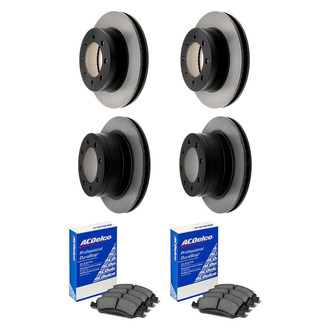 ACDelco® - Gold™ Front and Rear Brake Kit with Semi-Metallic Pads