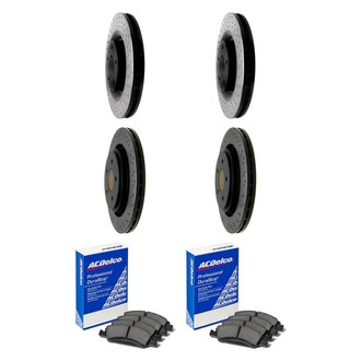 ACDelco® - Gold™ Brake Kit with Semi-Metallic Pads