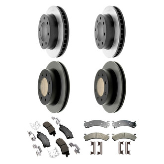 ACDelco® - Gold™ Brake Kit with Semi-Metallic Pads