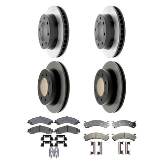 ACDelco® - Gold™ Brake Kit with Semi-Metallic Pads