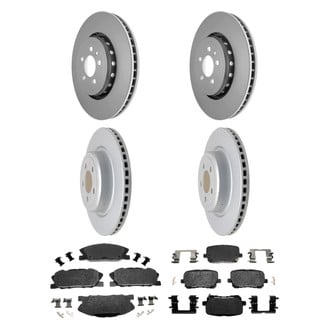 ACDelco® - Gold™ 1-Piece Plain Brake Kit with Semi-Metallic Brake Pads