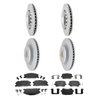 ACDelco® - Gold™ Front and Rear Brake Kit with Semi-Metallic Pads