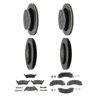 ACDelco® - Silver™ Front and Rear Brake Kit with Ceramic Pads