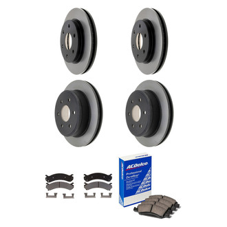 ACDelco® - Gold™ Front and Rear Brake Kit with Ceramic Pads