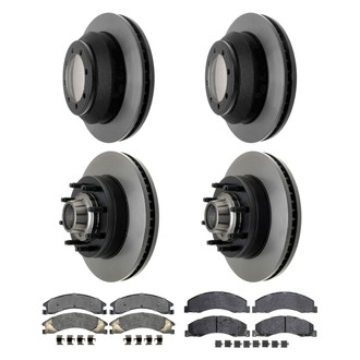 ACDelco® - Gold™ Front and Rear Brake Kit with Semi-Metallic Pads