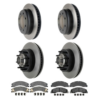 ACDelco® - Gold™ Front and Rear Brake Kit with Semi-Metallic Pads