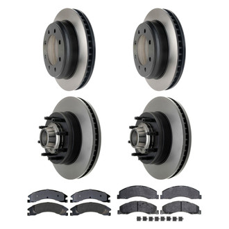 ACDelco® - Gold™ Front and Rear Brake Kit with Semi-Metallic Pads
