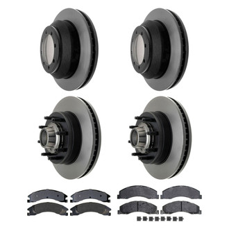 ACDelco® - Gold™ Front and Rear Brake Kit with Semi-Metallic Pads