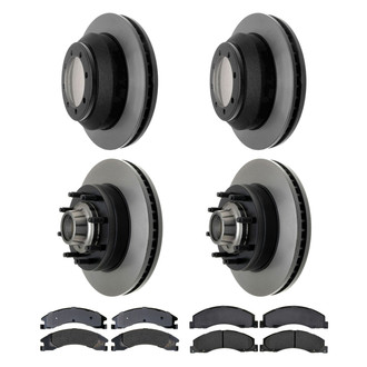 ACDelco® - Gold™ Front and Rear Brake Kit with Semi-Metallic Pads