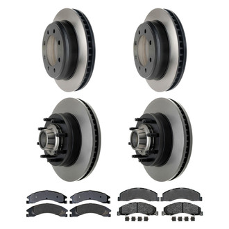 ACDelco® - Gold™ Front and Rear Brake Kit with Semi-Metallic Pads