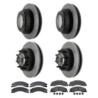 ACDelco® - Gold™ Front and Rear Brake Kit with Semi-Metallic Pads