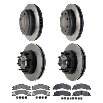 ACDelco® - Gold™ Front and Rear Brake Kit with Semi-Metallic Pads
