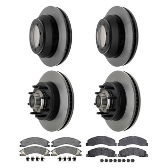 ACDelco® - Gold™ Front and Rear Brake Kit with Semi-Metallic Pads