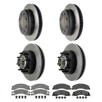 ACDelco® - Gold™ Front and Rear Brake Kit with Semi-Metallic Pads