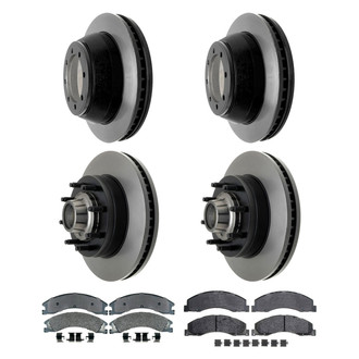 ACDelco® - Gold™ Front and Rear Brake Kit with Semi-Metallic Pads
