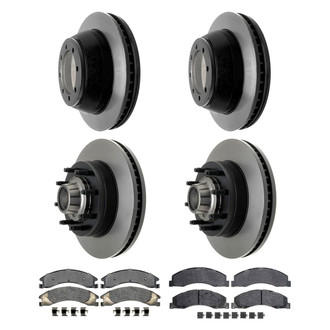ACDelco® - Gold™ Front and Rear Brake Kit with Semi-Metallic Pads